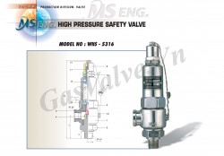 Van an toàn bồn chứa loại áp suất cao MSEng Hàn Quốc HIGH PRESSURE SAFETY VALVE