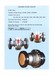Van điều chỉnh lưu lượng dòng chảy nối bích, Excess flow valve , JIS20K, ANSI 300, made in Japan, JSV valve