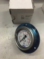 Đồng hồ đo áp suất Đức, 15A Thân inox D63,Wika chân inox sau 8A,có vành P16 bar 230 psi