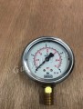 Đồng hồ đo áp suất Đức Wika chân đồng đứng 15A, thân inox D100 P4 bar