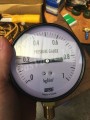 Đồng hồ đo áp suất Wise P110 vỏ thép chân đồng dưới 1/2 (15A), mặt D100mm, áp 0-1kg 