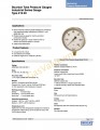 Đồng hồ đo áp suất Wika Germany type 212.20, không dầu, 600PSI