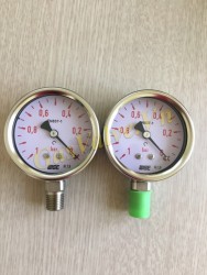 Đồng hồ đo nhiệt độ Wise Hàn Quốc, D63mm, dải đo (-1) - 0 độ C, chân 1/4iinch (8A)