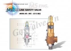 Van an toàn đường ống MSEng Hàn Quốc 1/2''  LINE SAFETY VALVE