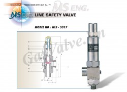 Van an toàn đường ống Inox MSEng Hàn Quốc LINE SAFETY VALVE