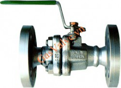 Van bi thép nối bích hiệu Miyairy valve, Ball valve JIS 20K, made in Japan