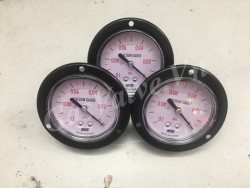Đồng hồ đo áp Wise P110 vỏ thép chân đồng sau 1/4 (8A), mặt D63mm có vành, áp (-0.1)-0Mpa 