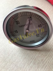 Đồng hồ đo nhiệt độ Wise Hàn Quốc, chân sau 8A, mặt D100mm, nhiệt 0-50C